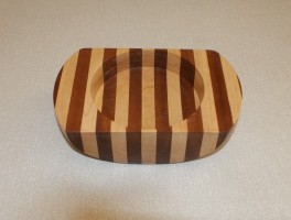 Self named zebra dish by Nick Adamek